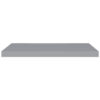 Zyno Wall Shelf, 32 Inch, Matte Gray MDF Body, Modern Design