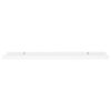 Yuli Wall Shelf Set of 2, Raised Ledge Design, Classic White 32 Inch