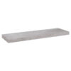Zyno Wall Shelf, 32 Inch, Industrial Style Concrete Gray MDF