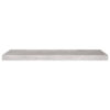 Zyno Wall Shelf, 32 Inch, Industrial Style Concrete Gray MDF