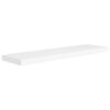 Zyno Floating Wall Shelf, 35 Inch, Glossy White MDF Body