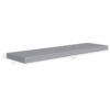 Zyno Floating Wall Shelf, 35 Inch, Matte Gray MDF Body