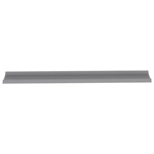 Novia Wall Shelf Set of 2, Sleek Modern Gray Frame, 45 Inch