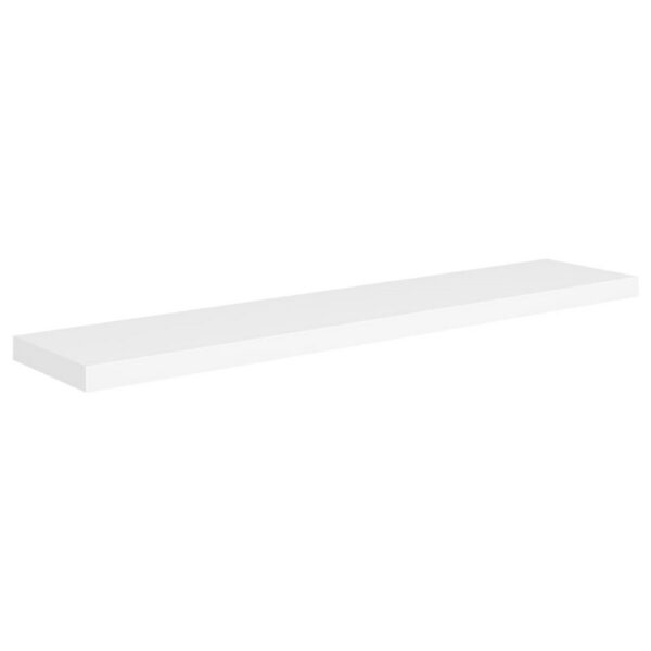 Gima Hanging Wall Shelf, Honeycomb MDF, White, Rectangular 47 Inch