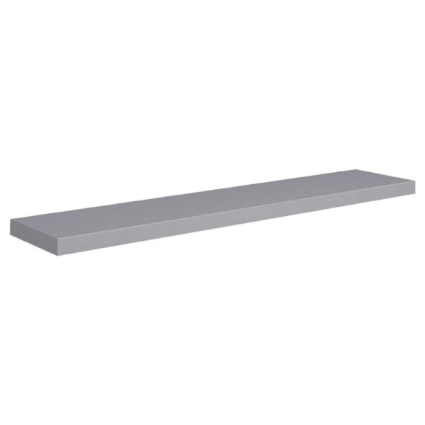 Gima Hanging Wall Shelf, Honeycomb MDF, Gray, Rectangular 47 Inch