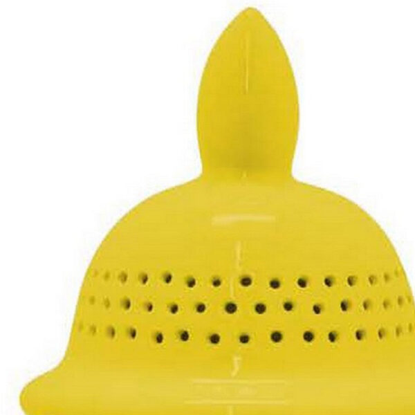 Deni 25 Inch Ginger Jar, Carved Cutout Lattice, Removable Lid, Yellow