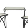 Rikki Plant Stand Table Set of 3, Curved Base, Modern Black Finished Metal