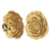 Dazzle 7, 8 Inch Rose Wall Accent, 3 Dimensional, Set of 2, Gold Resin