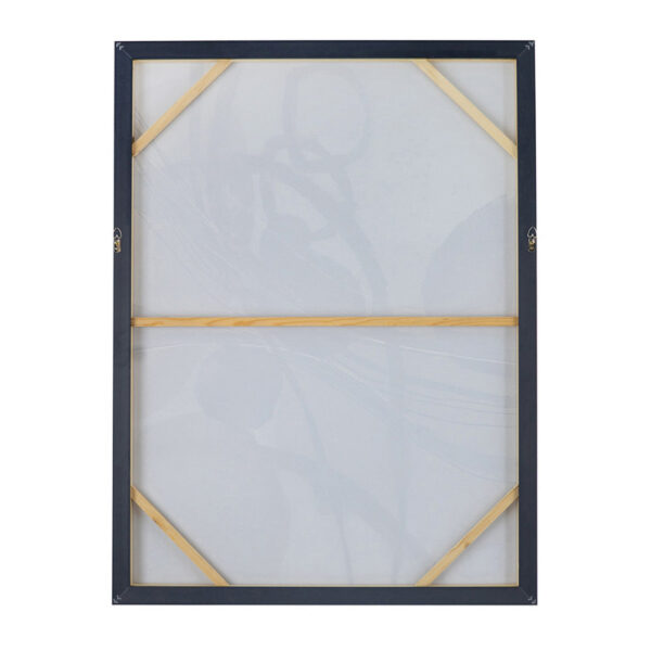 Bny 35 x 47 Abstract Wall Art Print, Watercolor Oil Painting, Brown, Silver