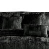 Jay 7 Piece King Comforter Set, Polyester Velvet, Deluxe Texture Black