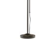 Metal Rectangular Floor Lamp with Adjustable Pole, Dark Bronze