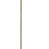 150 Watt 6 Way Metal Floor Lamp with Fabric Tapered Shade, Gold
