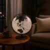Globe Accent Decor with Inbuilt LED, Black and Gray