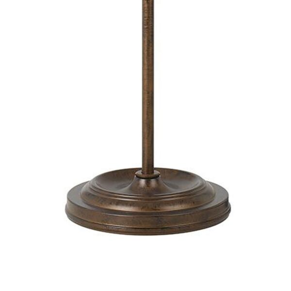 Adjustable Height Metal Pharmacy Lamp with Pull Chain Switch, Bronze