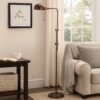 Adjustable Height Metal Pharmacy Lamp with Pull Chain Switch, Bronze