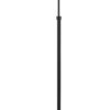 10W LED Adjustable Metal Floor Lamp with Swing Arm, Black