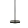 10W LED Adjustable Metal Floor Lamp with Swing Arm, Black