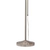 Metal Rectangular Floor Lamp with Adjustable Pole, White