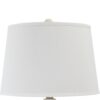 Hardback Shade Table Lamp with Double Gourd Ceramic Base, Cream