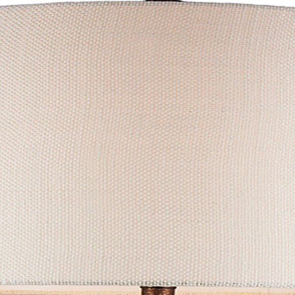 Table Lamp with Polyresin Urn Shape Base, Bronze