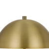 20 Inch Metal Accent Table Lamp with Dome Shade, Brass