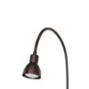 Metal Round Wall Reading Lamp with Plug In Switch, Bronze