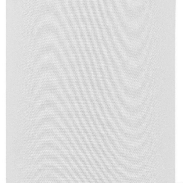 Liam 25 Inch Modern Wall Lamp, Hardback Fabric Shade, 1 LED, Metal, Silver