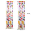Minsk 84 Inch Window Panel Curtains, Bright Flower Patterns, Vibrant Colors