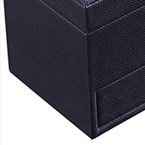 Watch Case with Drawer Display and 4 Slots, Blue