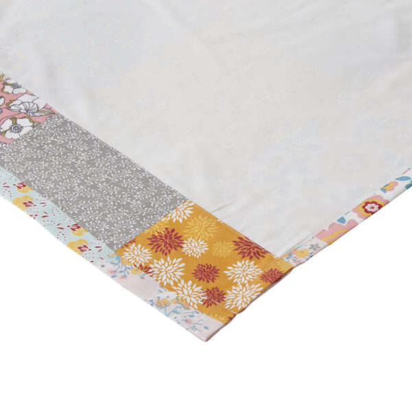 Turin 63 Inch Window Curtains, Brushed Microfiber, Multicolor Patchwork