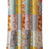 Turin 63 Inch Window Curtains, Brushed Microfiber, Multicolor Patchwork