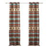 Tagus 84 Inch Window Curtains, Southwest Motifs, Grommets, Microfiber