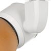 10W Integrated LED Track Fixture with Polycarbonate Head, Orange and White