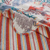 Wade 50 x 60 Quilted Throw Blanket with Fill, Corals and Seashells Design
