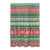 Live 72 x 72 Inch Microfiber Shower Curtains, Festive Winter Print