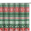 Live 72 x 72 Inch Microfiber Shower Curtains, Festive Winter Print