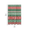 Live 72 x 72 Inch Microfiber Shower Curtains, Festive Winter Print