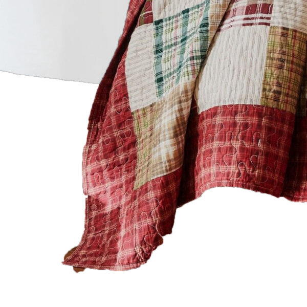 Evi Twin Quilt Set with 1 Pillow Sham, Multicolor Patchwork