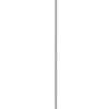 Sie 59 Inch Floor Lamp, Aqua Blue Linen Shade, Round Base, Silver Metal