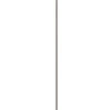 Sie 59 Inch Floor Lamp, Gray Linen Shade, Round Base, Silver Metal Pole
