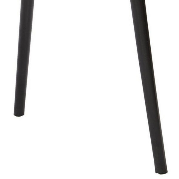 Feni 22 Inch Side Dining Armchair Set of 4, Indoor Outdoor, Gray Finish