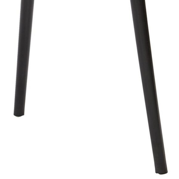 Feni 22 Inch Side Dining Armchair Set of 4, Indoor Outdoor, Gray Finish