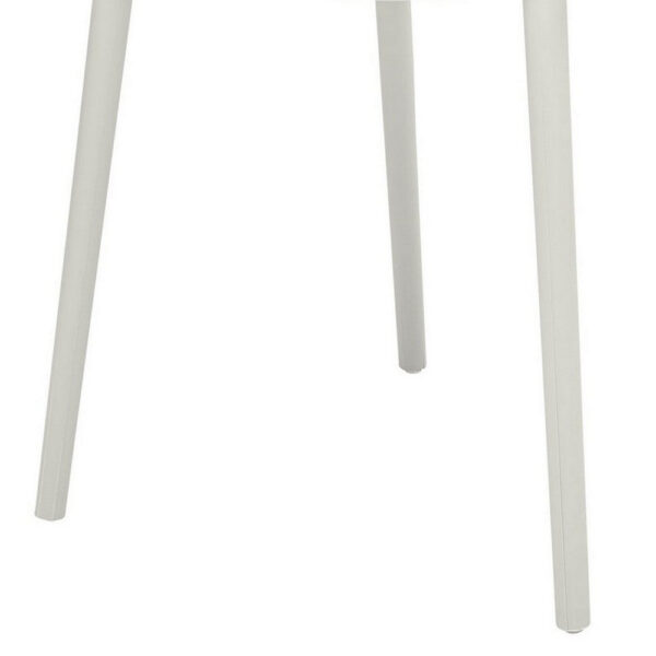 Feni 22 Inch Side Dining Armchair Set of 4, Indoor Outdoor, White Finish