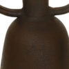 Adea Flower Vase, Antique Style Amphora Shape, Thin Neck, Brown Terracotta