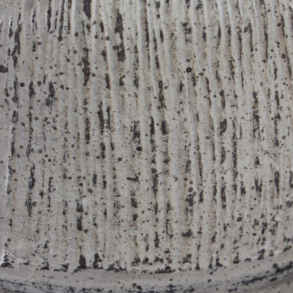 Mony 10 Inch Tabletop Decorative Flower Vase, Home Accessory, White Brown