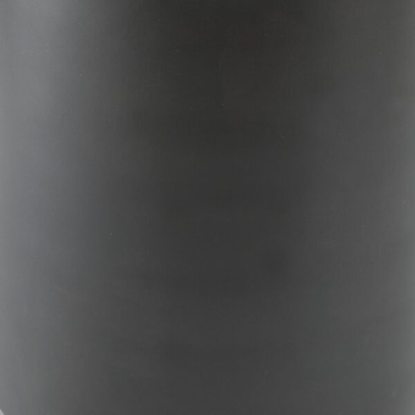 Toly 20 Inch Flower Vase, Industrial Angular Handle, Distressed Brown