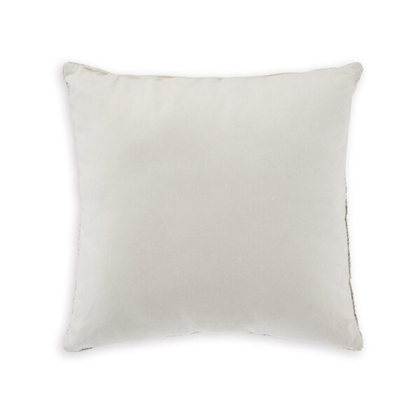 Throw Pillow Set of 4, 20 Inch Square, Brown and White Cotton Woven Texture