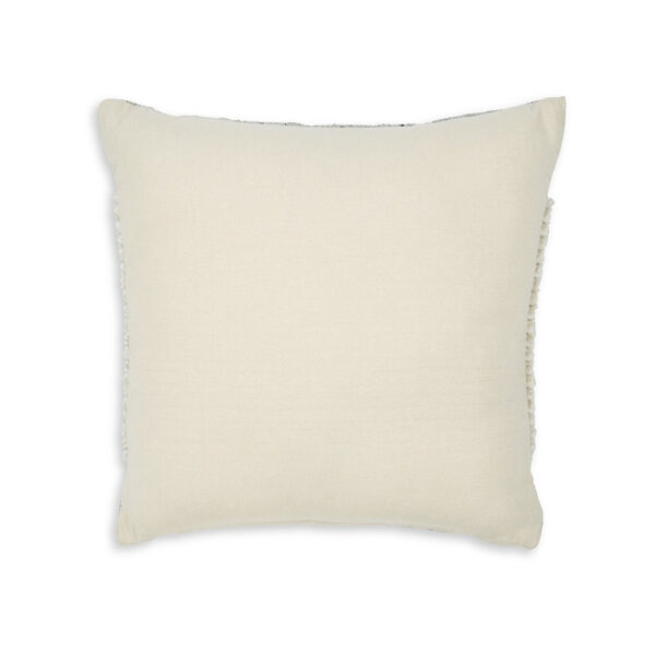 Throw Pillow Set of 4, 20 Inch, Polyester, Handwoven Stripes, Beige Cotton