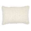 Lumbar Pillow Set of 4, 14 x 22 Inch, Polyester, Handwoven Beige Cotton