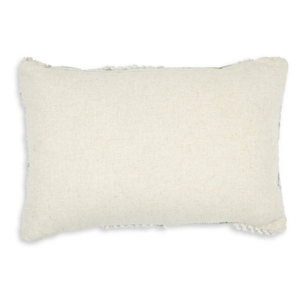 Lumbar Pillow Set of 4, 14 x 22 Inch, Polyester, Handwoven Beige Cotton